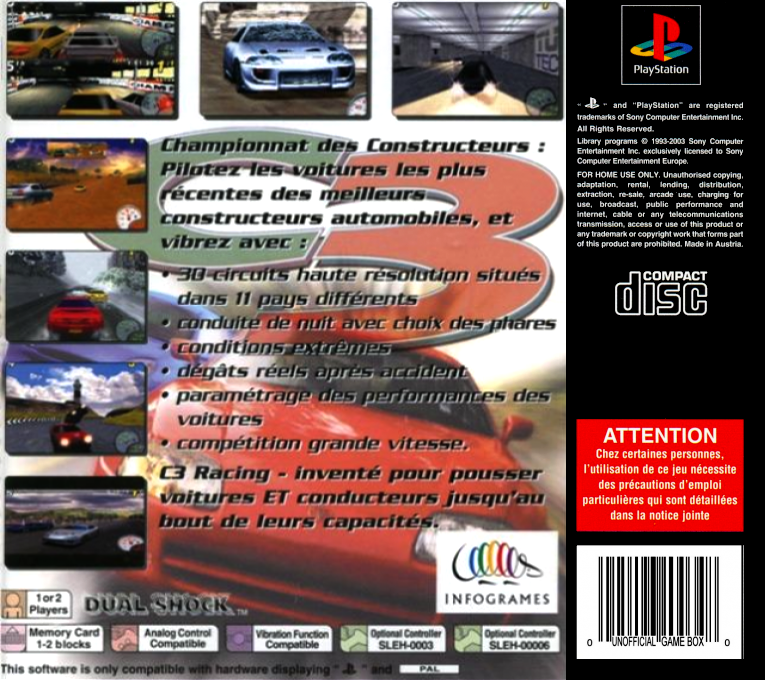 C3 Racing - Car Constructors Championship — box-2D-back (FR)
