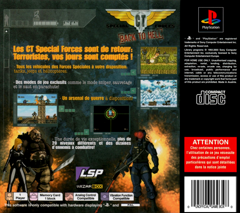 Ct Special Forces - Back To Hell — box-2D-back (FR)