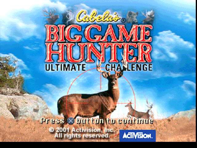 Cabela's Big Game Hunter - Ultimate Challenge — sstitle (US)