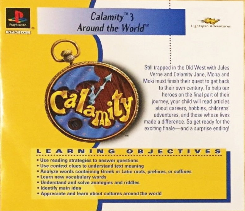 ZZZ(notgame):Lightspan - Calamity 3 - Around The World box art