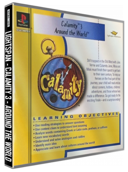 ZZZ(notgame):Lightspan - Calamity 3 - Around The World — box-3D (US)