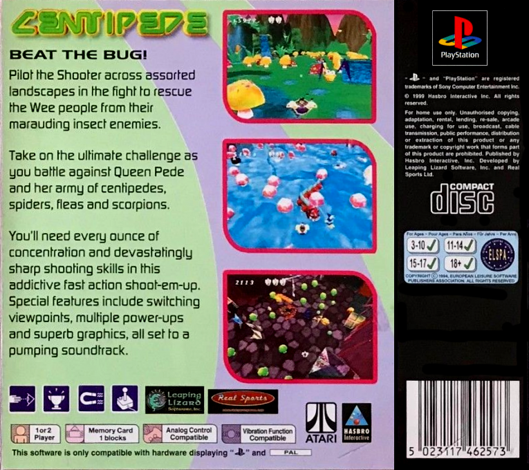 Centipede — box-2D-back (EU)