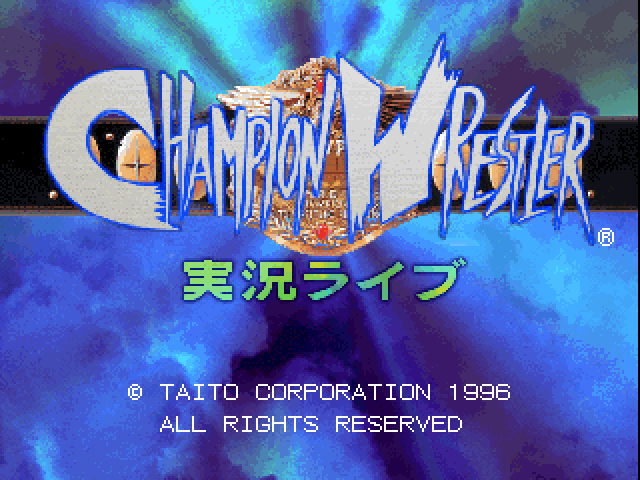 Champion Wrestler - Jikkyo Raibu — sstitle (WOR)