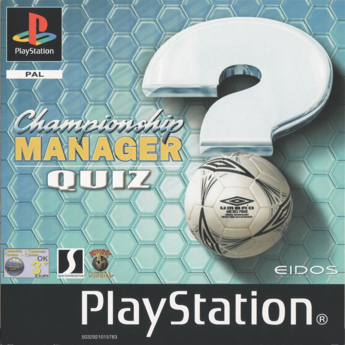 Championship Manager Quiz box art