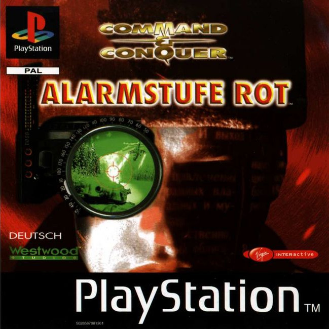 Command and Conquer - Red Alert — box-2D (DE)