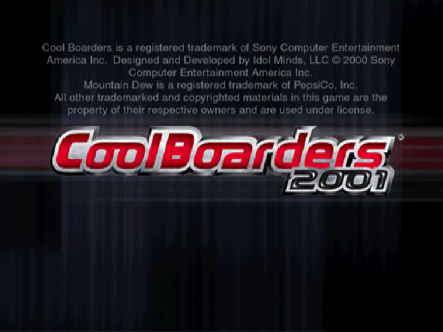 Cool Boarders 2001 — sstitle (US)