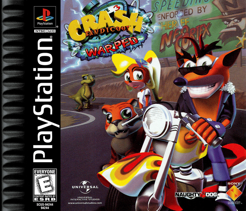 Crash Bandicoot 3 - Warped box art