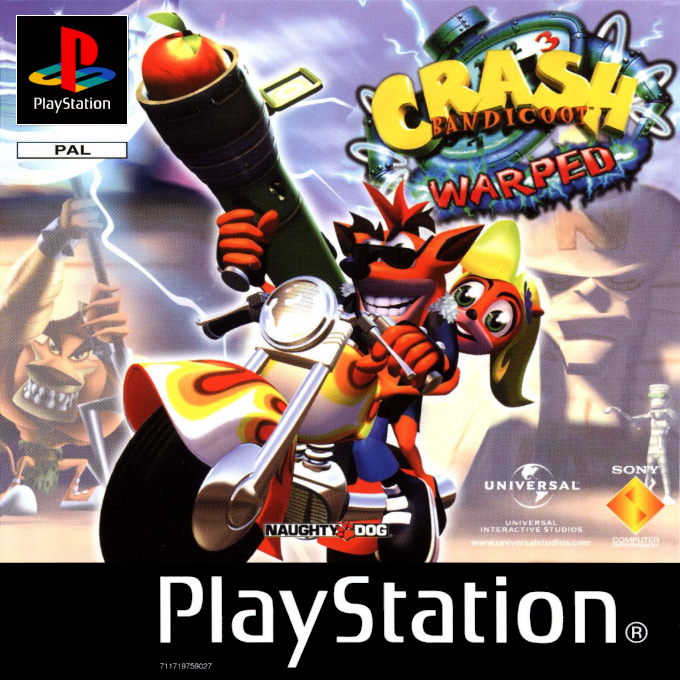 Crash Bandicoot 3 - Warped — box-2D (EU)