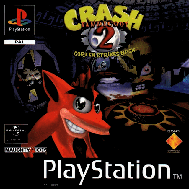 Crash Bandicoot 2 - Cortex Strikes Back — box-2D (FR)