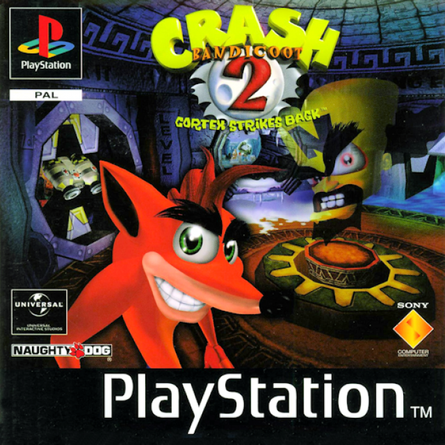 Crash Bandicoot 2 - Cortex Strikes Back — box-2D (EU)