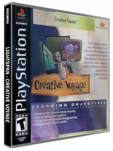 ZZZ(notgame):Lightspan - Creative Yoyage 1 — box-3D (US)