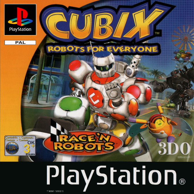 Cubix Robots For Everyone - Race'n Robots — box-2D (EU)