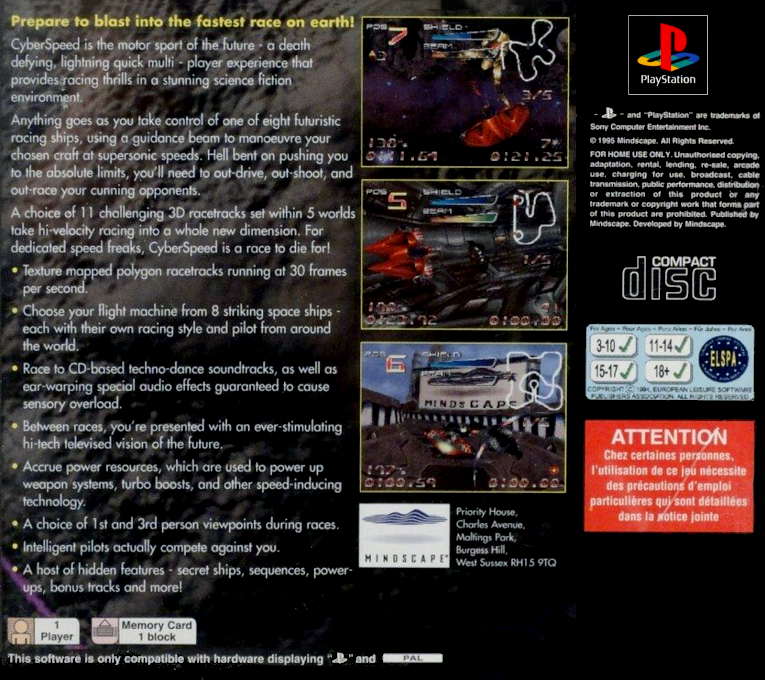 Cyberspeed — box-2D-back (EU)