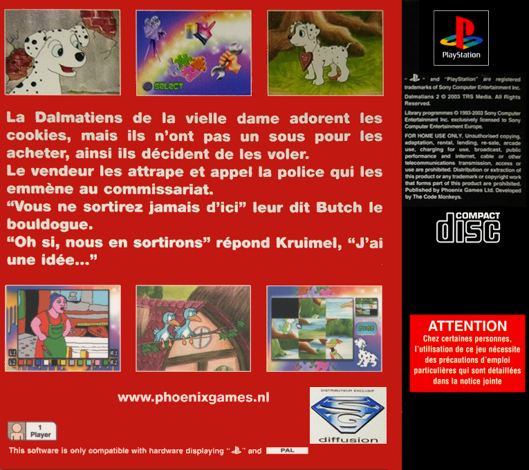 Dalmatians 2 — box-2D-back (FR)