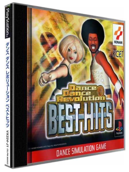 Dance Dance Revolution - Best Hits — box-3D (JP)
