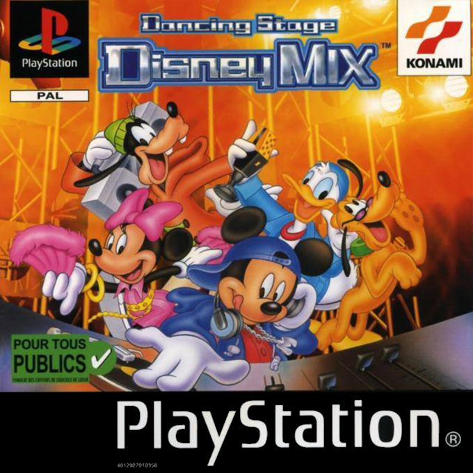 Dancing Stage - Disney Mix — box-2D (EU)