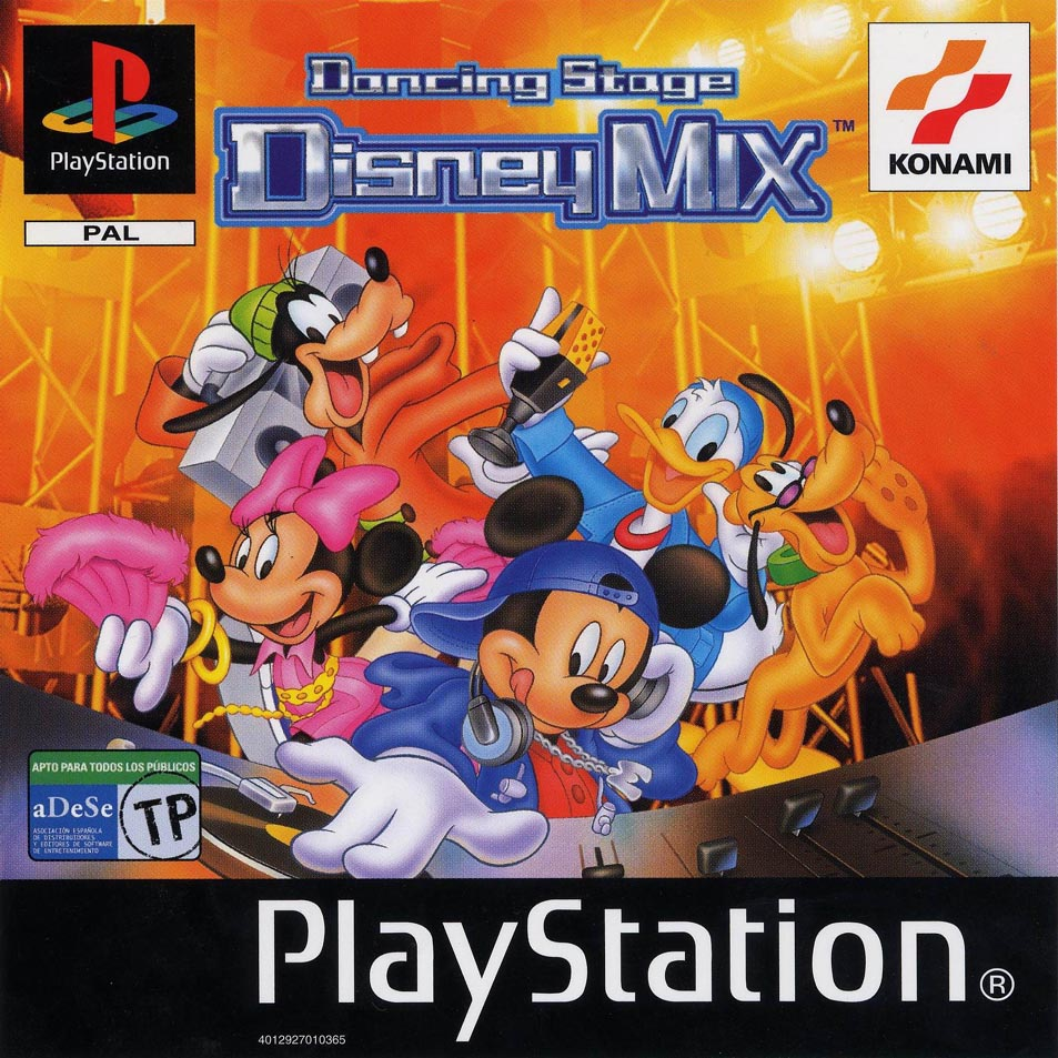 Dancing Stage - Disney Mix — box-2D (SP)