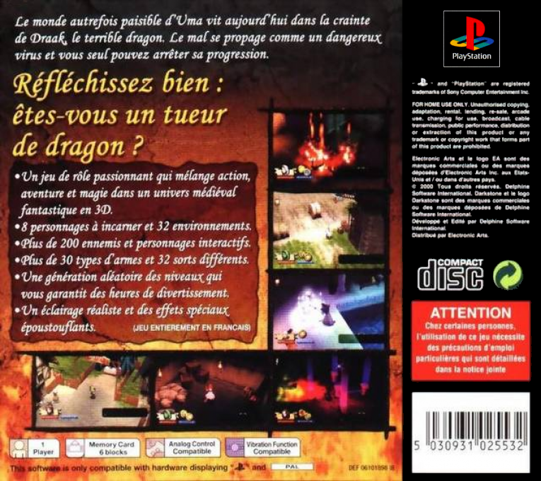 Darkstone - Evil Reigns — box-2D-back (FR)