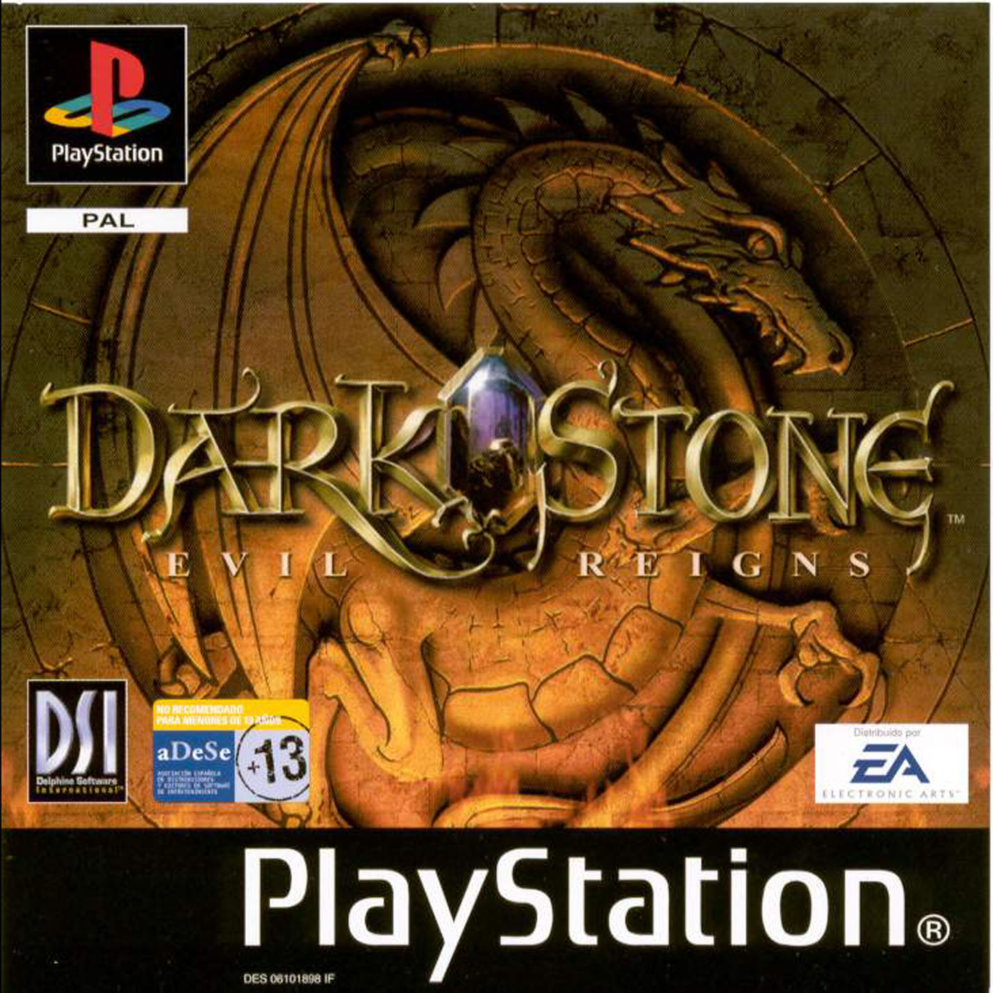 Darkstone - Evil Reigns — box-2D (EU)