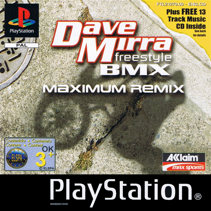 Dave Mirra Freestyle Bmx - Maximum Remix — box-2D (EU)