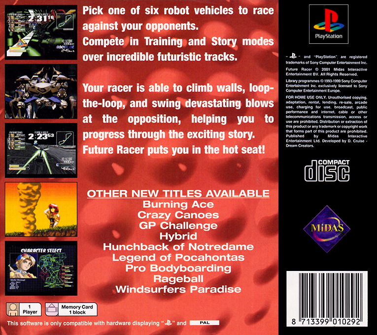 Future Racer — box-2D-back (EU)