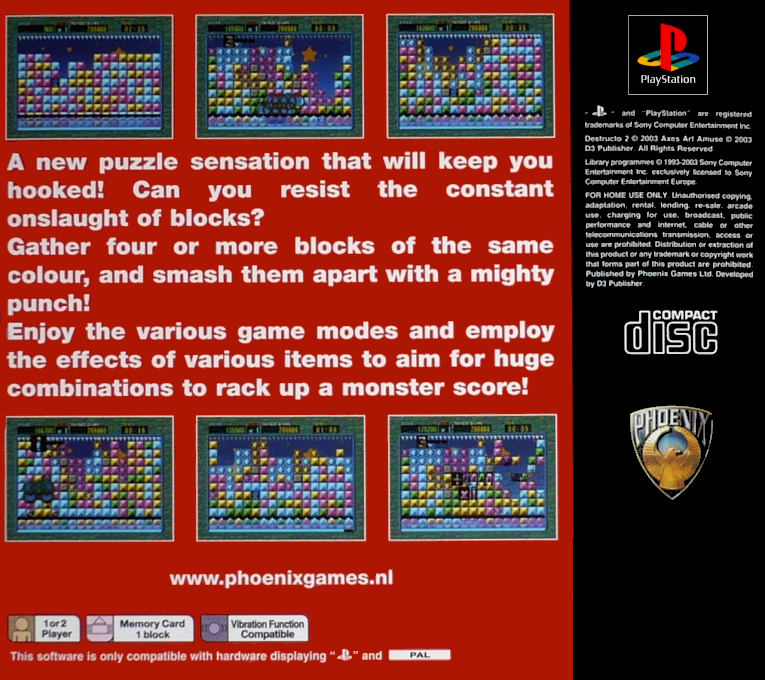 Destructo 2 — box-2D-back (EU)