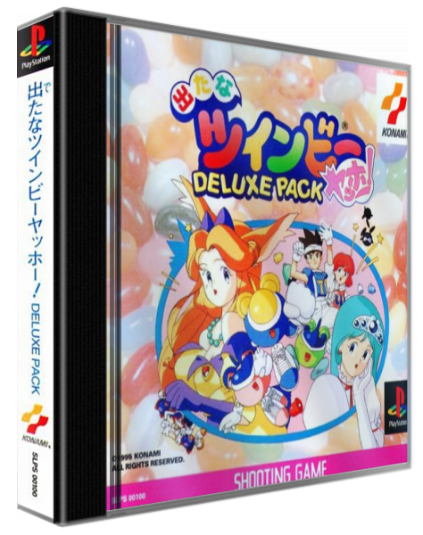 Detana!! Twinbee Yahoo! Deluxe Pack — box-3D (JP)