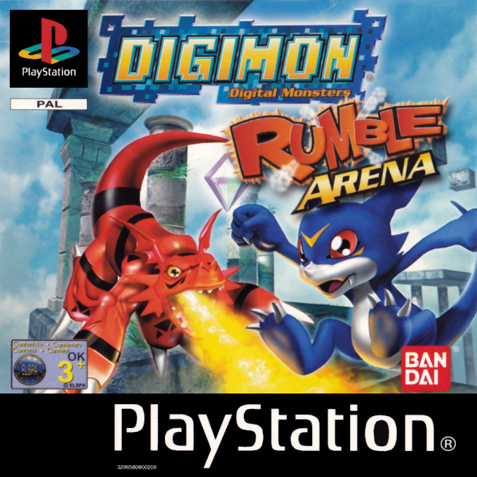 Digimon Rumble Arena — box-2D (EU)