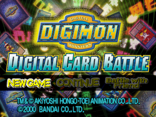 DigimonWorld - Digital Card Battle — sstitle (JP)