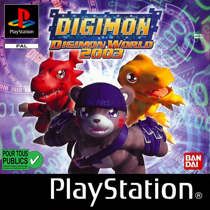 Digimon World 2003 — box-2D (FR)