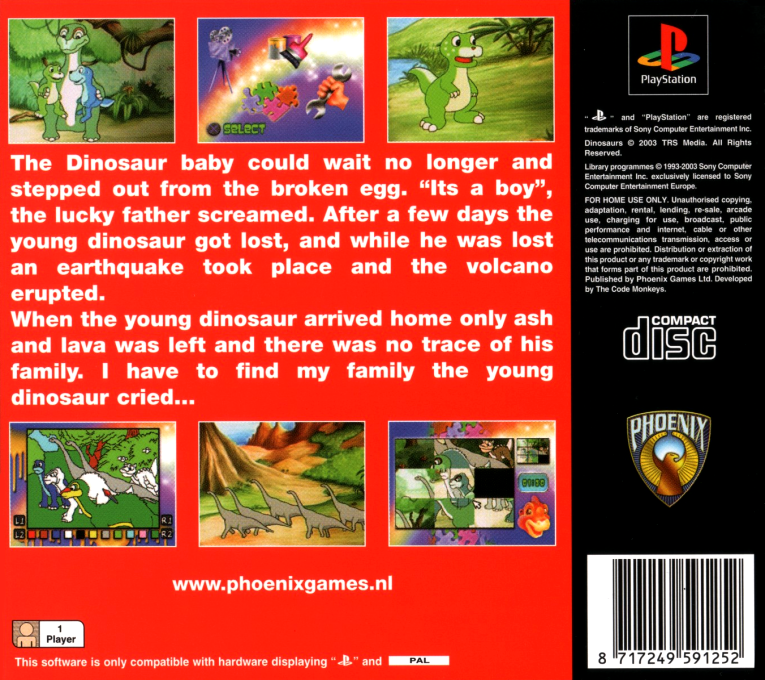 Dinosaurs — box-2D-back (EU)