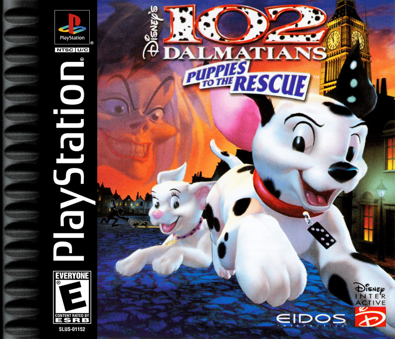 Disney's 102 Dalmatians - Puppies To The Rescue box art