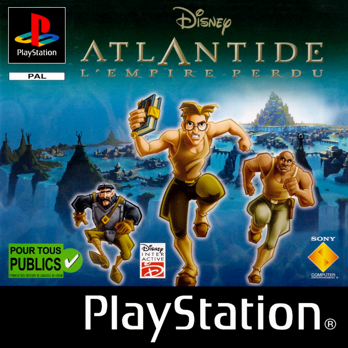 Disney's Atlantis - The Lost Empire — box-2D (FR)