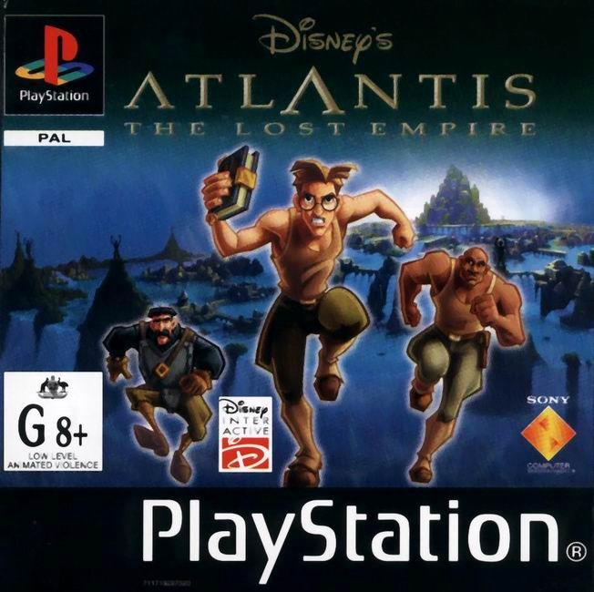 Disney's Atlantis - The Lost Empire — box-2D (EU)