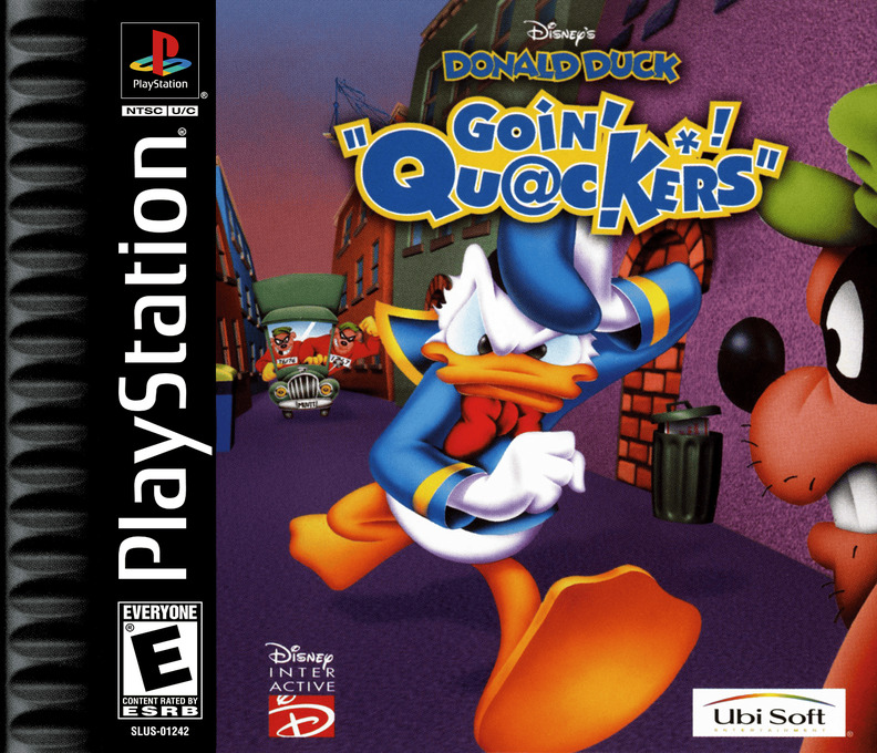 Disney's Donald Duck Quack Attack box art