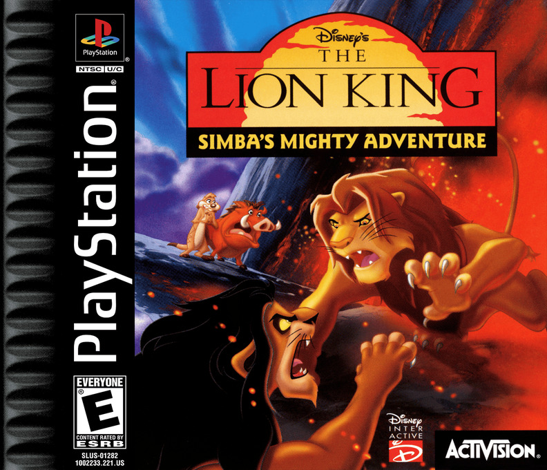 Disney's The Lion King - Simba's Mighty Adventure box art