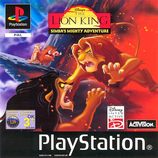 Disney's The Lion King - Simba's Mighty Adventure — box-2D (EU)