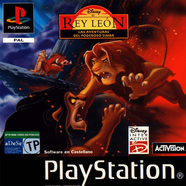 Disney's The Lion King - Simba's Mighty Adventure — box-2D (SP)