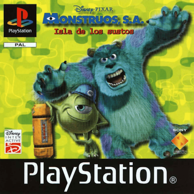 Disney / Pixar - Monsters Inc - Scare Island — box-2D (SP)