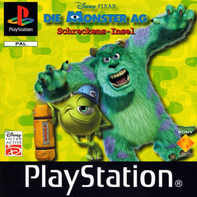 Disney / Pixar - Monsters Inc - Scare Island — box-2D (DE)