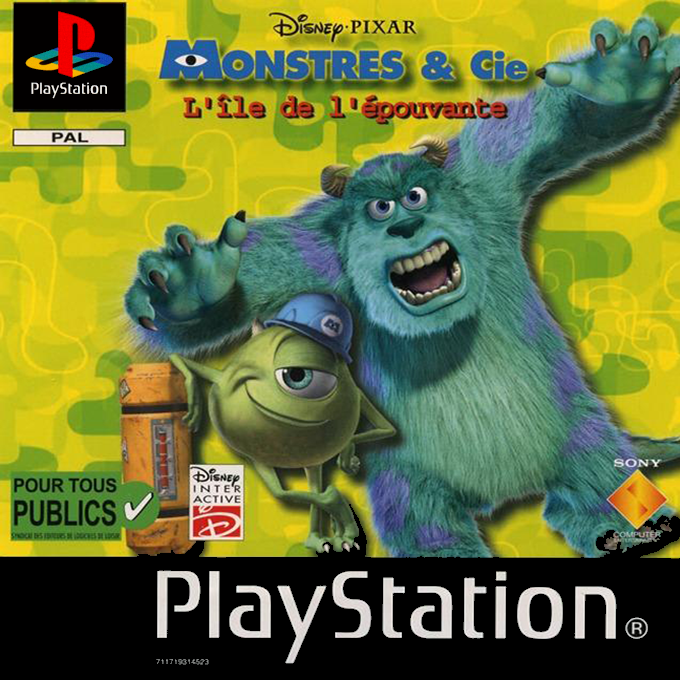 Disney / Pixar - Monsters Inc - Scare Island — box-2D (FR)