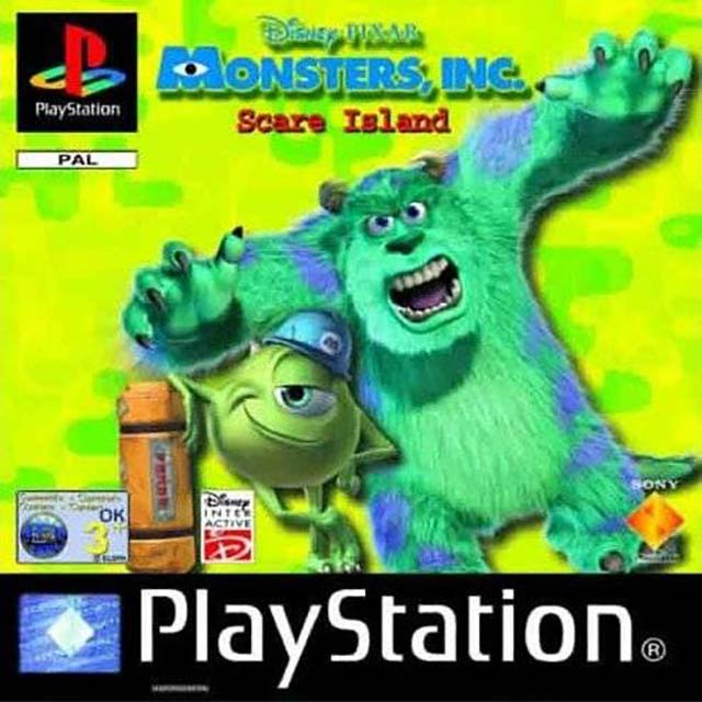 Disney / Pixar - Monsters Inc - Scare Island — box-2D (EU)