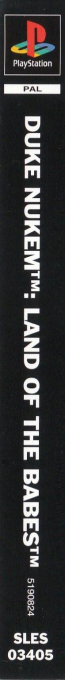 Duke Nukem - Land Of The Babes — box-2D-side (DE)