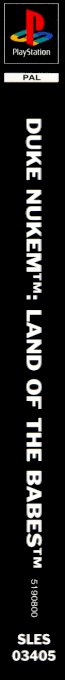 Duke Nukem - Land Of The Babes — box-2D-side (FR)