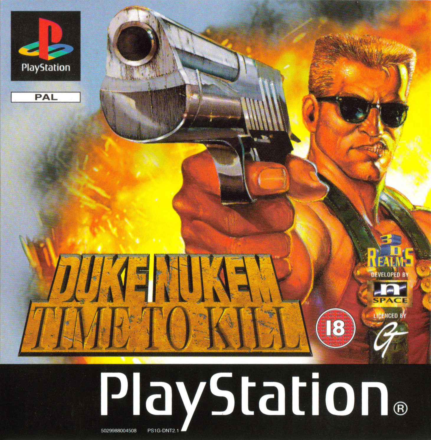 Duke Nukem - Time To Kill — box-2D (UK)