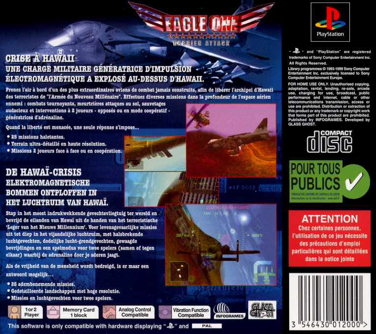 Eagle One - Harrier Attack — box-2D-back (FR)