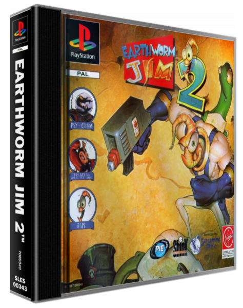 Earthworm Jim 2 — box-3D (EU)
