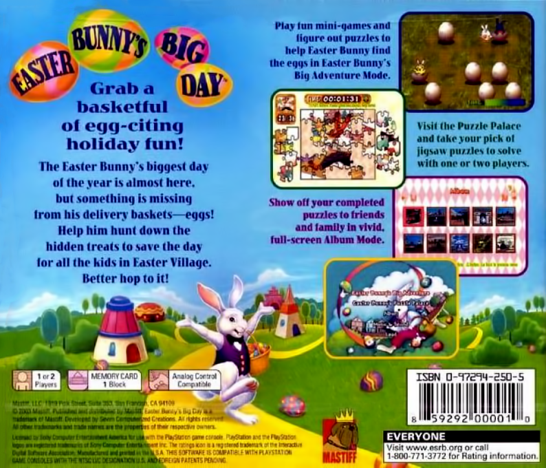 Easter Bunny's Big Day — box-2D-back (US)