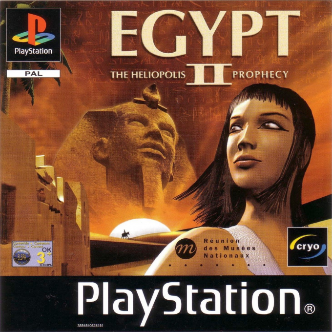 Egypte 2 - La Prophétie D'héliopolis box art