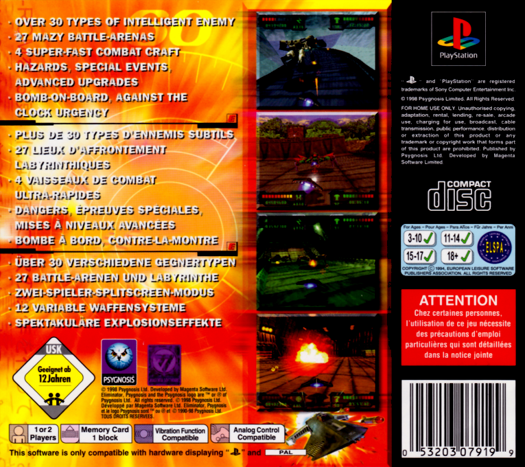 Eliminator — box-2D-back (EU)